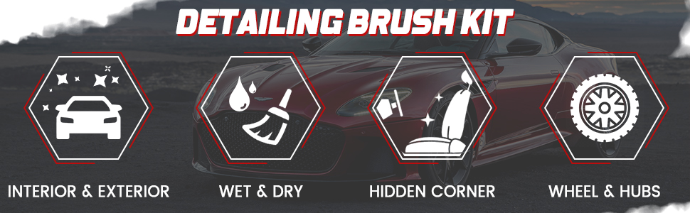 detailing brush kit