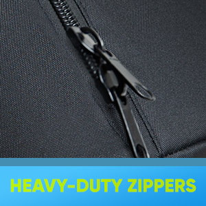 Telescope bag heavy-duty zippers