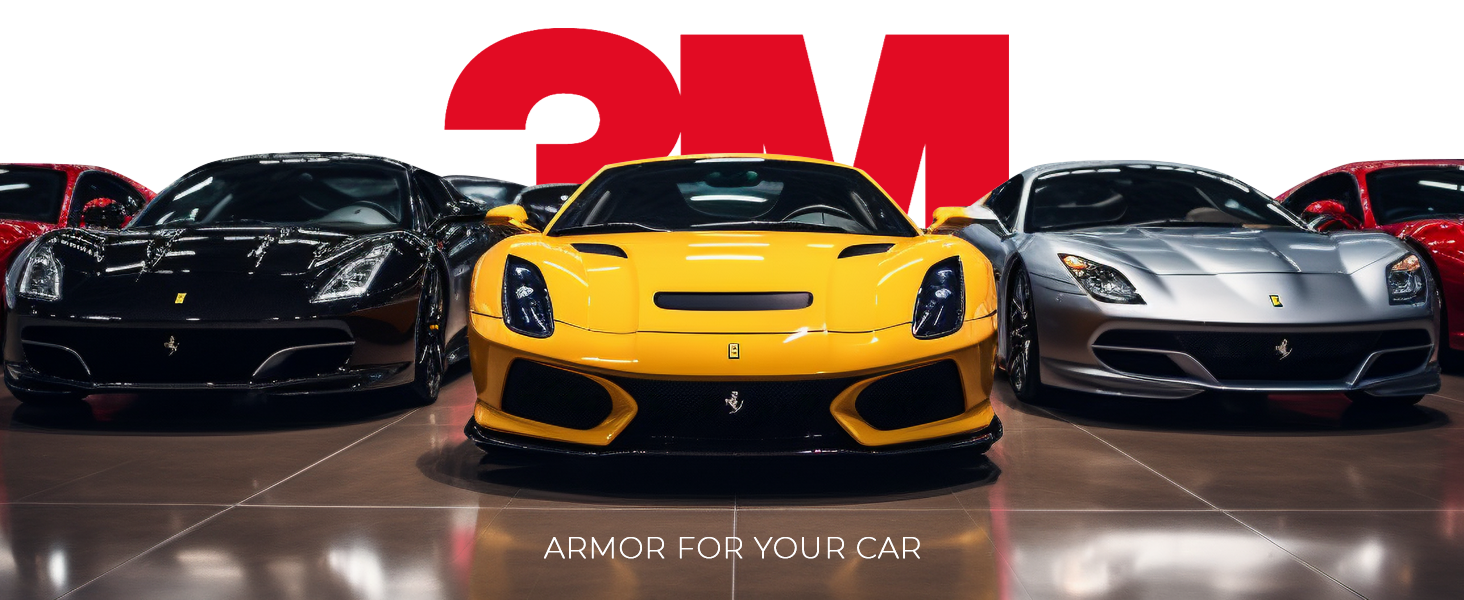 3M Scotchgard Clear Paint Protection Film cut to any size and shape required, transparent top-coat