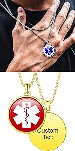 Custom Medical Alert Necklace
