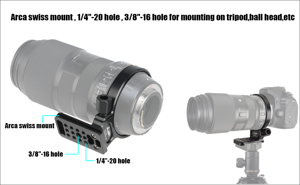 tamron sigma lens tripod ring