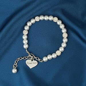 flower girl bracelet