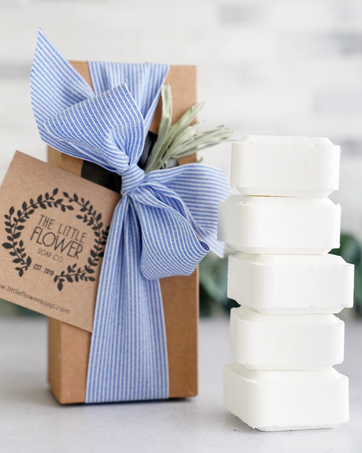 Essential oil shower steamers gift box of 5