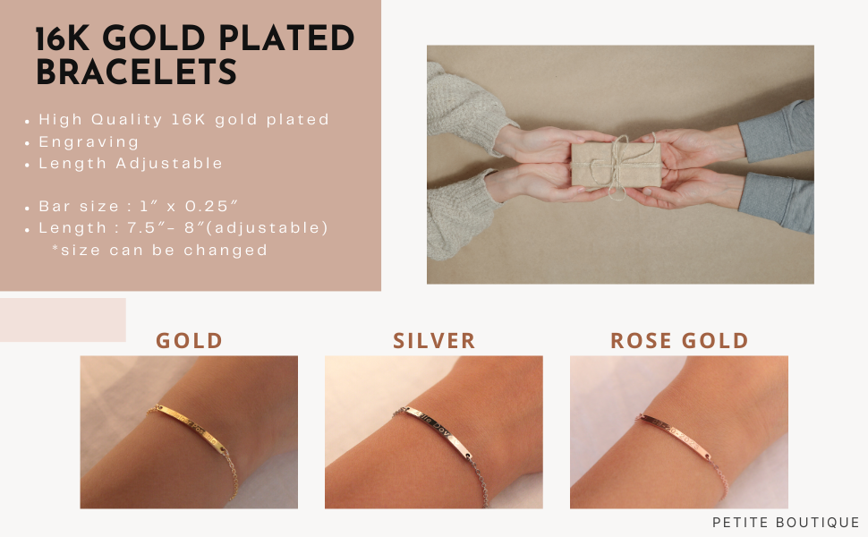 personalized bracelets