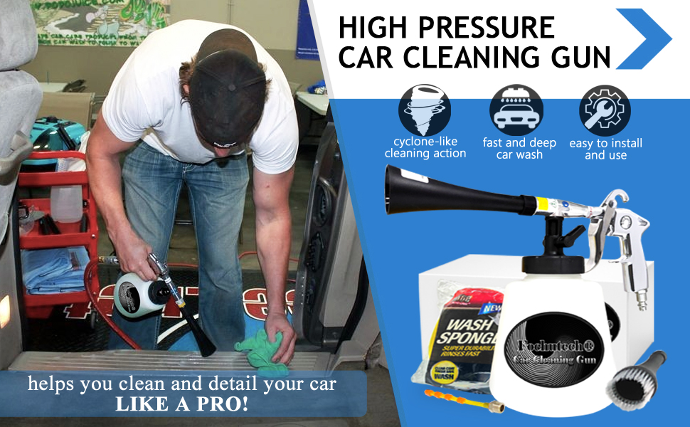 CAR CLEANING GUN INTERIOR CAR DETAILING GUN INTERIOR CAR CLEANING TOOL HIGH PRESSURE