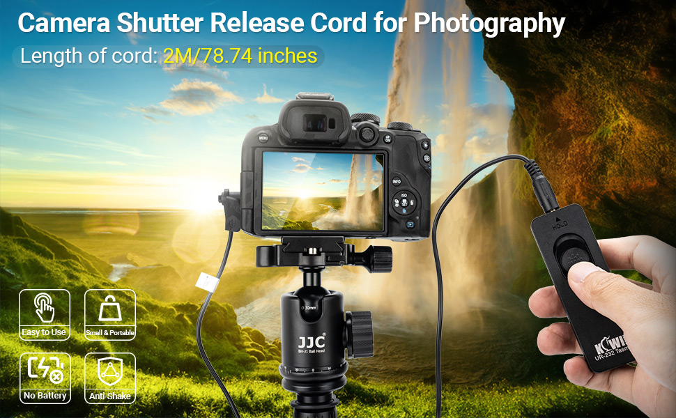 Camera Shutter Release Cord for Photography