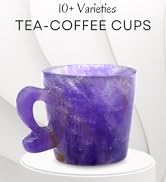 healing crystal cups and crystal mug