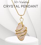 healing crystal pendant necklace