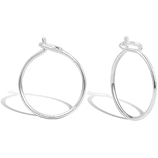Small Sterling Silver Huggie Hoop Earrings for Women, Tiny Thin Hypoallergenic Hoop Earrings