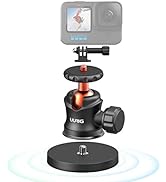 UURIG Magnet Camera Mount for GoPro,Heavy-Duty Metal Car Powerful Magnetic Camera Mount with 360 ...