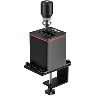 aikeec USB Truck Simulator Shifter for Logitech G29 G27 G25 G920 Thrustmaster T300RS/T500 GT Sim Racing Shifter for PC Windows Racing Games, Froza, Dirt, WRC, Assetto Corsa ATS & ETS2 6+R with Clamp
