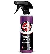 Adam’s Wheel & Tire Cleaner 16oz - Professional All in One Tire & Wheel Cleaner Use W/Wheel Brush...