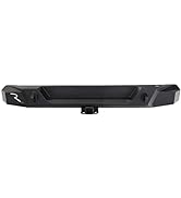 Rampage Trail Guard Rear Bumper | Steel, Black | 99619 | Fits 2007-2018 Jeep Wrangler JK Unlimited