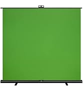 Elgato Green Screen XL - Extra Wide 79x72 Chroma Key Panel, Wrinkle-Resistant Fabric for Backgrou...