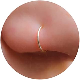 Tiny Nose Ring Hoop 20 G Nose Piercings Hoop - 14K Gold Filled Nose Piercings hoop