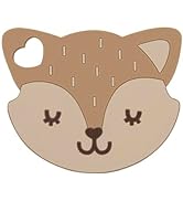 Pearhead Fox Animal Silicone Teether, Soothing Teething Toy for Infants, BPA Free Baby Teether, S...