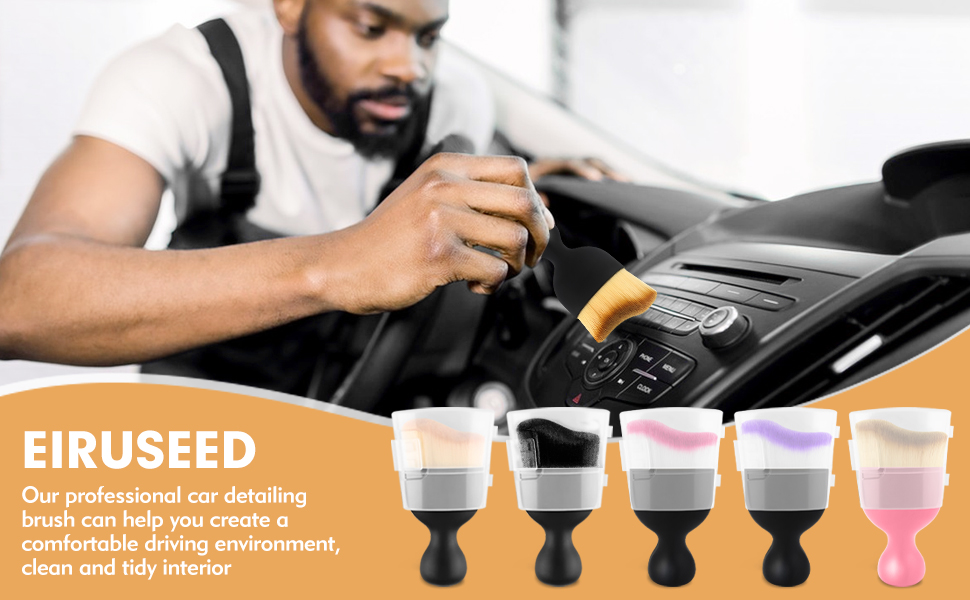 car detailing brushes