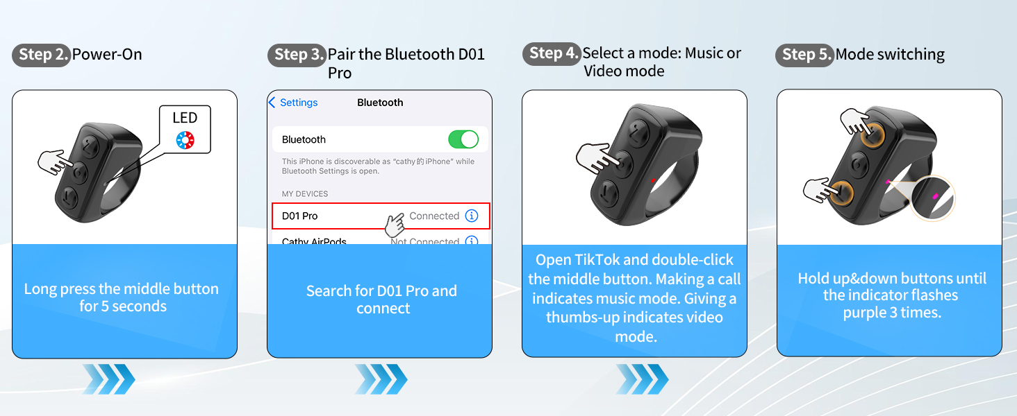 tiktik remote ring