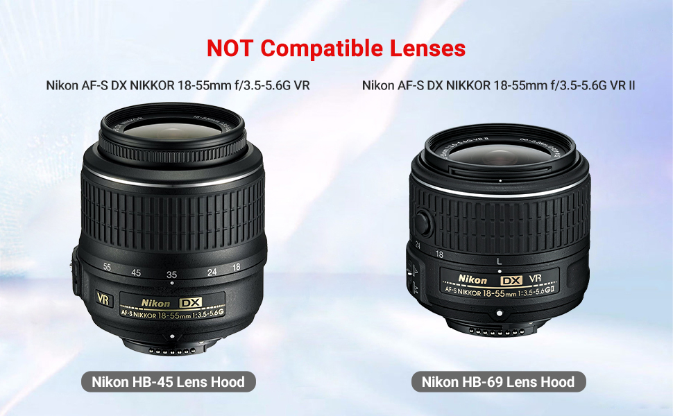 Nikon HB-N106 Lens Hood Replacement
