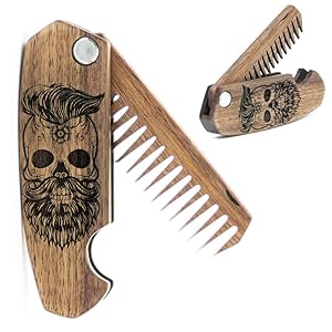 ace combs for men wallet beard comb beard straitening comb wood hair comb switch comb blade
