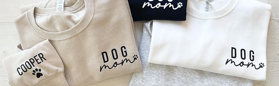 Custom dog mom sweatshirt