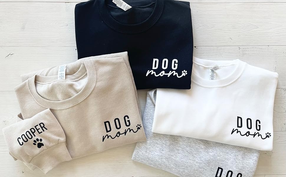 Custom dog mom sweatshirt