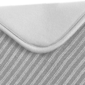 2 Absorbent Microfiber Dishes Drainer Rack Pad