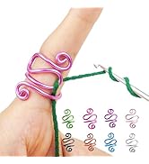 Handmade Crochet Tension Ring, Lefties & Righties Yarn Tension Control Ring, Adjustable Hook Ring...