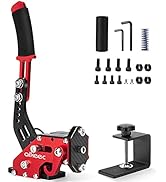 aikeec 64 Bit USB Handbrake with Clamp for PC Windows Sim Racing Games G25 G27 G29 T500 FANATECOS...