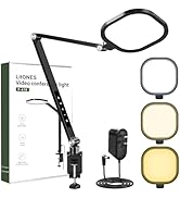 Desk Light for Video Conference Lighting Computer Zoom Meeting Video Calls, LED Desk Lamp with Cl...