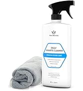 TriNova Granite Cleaner and Polish for Daily Use - Enhances Shine and goes on Streakless - for Co...