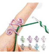 Handmade Crochet Tension Ring, Lefties & Righties Yarn Tension Control Ring, Adjustable Hook Ring...
