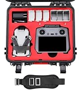 SKYREAT Mini 4 Pro Hard Case, Waterproof Hard Shell Storage Bag, Travel Carrying Case with Strap ...