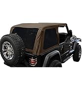 Rampage Frameless Trail Top | Vinyl, Spice Denim Color with Tinted Windows | 109517 | Fits 1997 -...