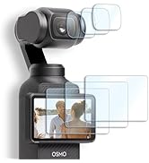 FiTSTILL [6 PCS] Lens+LCD Screen Protector Appliable for DJI Osmo Pocket 3 Camera,Accessories 0.2...