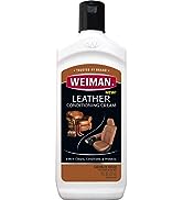 Weiman 3 in 1 Deep Leather Cleaner & Conditioner Cream - Restores Leather Surfaces - Use on Leath...