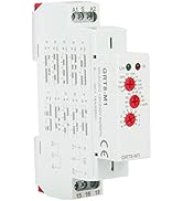 GRT8-M1 Delay Time Relay Multifunctional Time Relay with 10 Functions DIN Rail Mount AC/DC 12V~240V