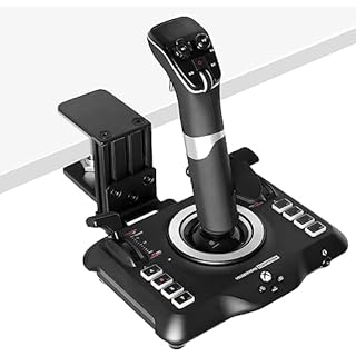 Hikig Steel Clamp-on Flight Stick Desk Mount Bracket Designed for Turtle Beach VelocityOne Flightstick & Logitech G Extreme 3D Pro Joystick, Adjustable Desk Mount Holder (Flight Stick Not Included)