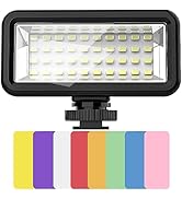 FitStill Underwater Lights Dive Light 40 LED 2500mAH High Power Dimmable Video Light Waterproof 1...