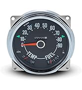 Omix | 17206.04 | Speedometer Cluster, 0-90 MPH | OE Reference: 914845 | Fits 1955-1975 Jeep CJ5 ...