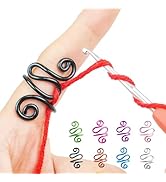 Handmade Crochet Tension Ring, Lefties & Righties Yarn Tension Control Ring, Adjustable Hook Ring...