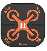 Skyreat Drone Landing Pad Weighted, 50cm(20") Foldable Waterproof Helicopter Landing Pad for DJI ...