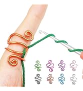 Handmade Crochet Tension Ring, Lefties & Righties Yarn Tension Control Ring, Adjustable Hook Ring...