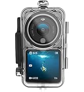 FitStill Waterproof Housing for DJI Osmo Action2 Camera, 45M Diving Protective Shell Case Underwa...