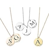 Personalized Gift for Mom Delicate Initial Necklace for Women Best Friends Gift Family Name Gradu...