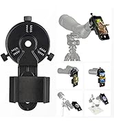 Celticbird Newest Smartphone Scope Adapter- Phone Mount Working with Spotting Scopes& Binoculars&...