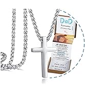 THEMEROL Unique Cross Necklace Gifts with Pull Out Gift Box for Son/Grandson/Dad/Love on Graduati...