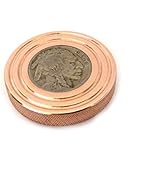 THE FLATTOP - COPPER BUFFALO HANDMADE EDC SPINNING TOP - MADE IN THE USA - Gifts for Men