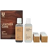 UNITERS Leather Care KIT Cleaning and Conditioning (250ml) - Leather Cleaning Kit with Leather So...