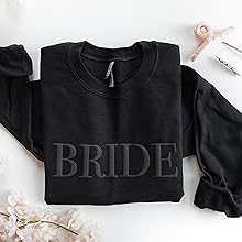 Embossed bride sweatshirt